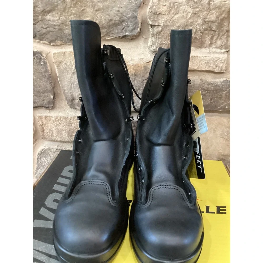 Belleville 800ST Mens Size 9.5 R Black Waterproof Steel Toe FLT Flight Deck Boot